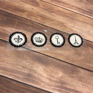 MICHAELS 447555.3 CROCHET LOVE EMBELLISHMENT STICKER VALENTINE PARIS